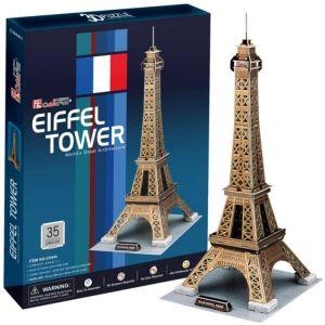Конструктор игровой CubicFun Эйфелевая башня C044h 35 деталей 4864500