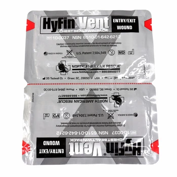 Оклюзійна наліпка (пов'язка) вентильована HyFin Vent Chest Seal