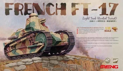 Збірна модель 1/35 французький легкий танк FT-17 Meng TS-011