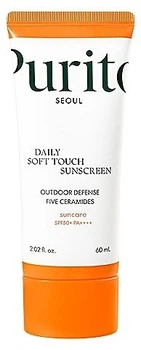 Солнцезащитный крем с керамидами Purito Daily Soft Touch Sunscreen SPF50++++ 60 мл