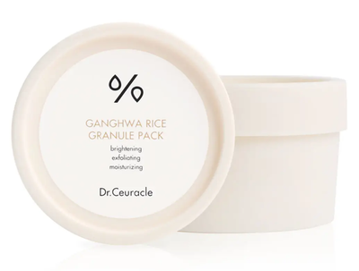 Маска зволожуюча для обличчя з екстрактом рису Dr.Ceuracle Ganghwa Rice Granule Pack 115 г