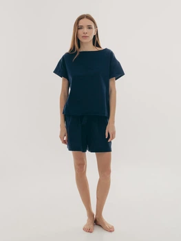 Пижама женская с шортами Navy XL