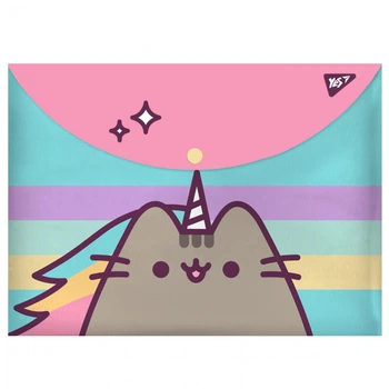 Папка-конверт на кнопці Yes Pusheen А4 (491782)