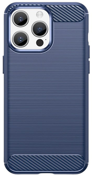 Etui Hurtel Carbon Case do iPhone 15 Pro Max Blue (9145576279489)