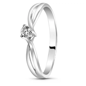 Серебряное кольцо с фианитами София К2138 15р.
