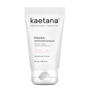Маска лечебная "Противовоспалительная" Kaetana с салициловой кислотой провитамином В5 при акне и высыпаниях 50мл