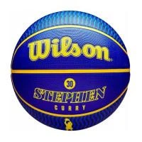 Мяч баскетбольный Wilson NBA PLAYER ICON OUTDOOR BSKT CURRY Синий 7 (WZ4006101XB7 7)