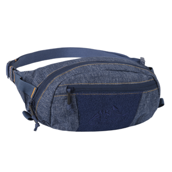 Сумка тактична Helikon-tex® Поясна Синя BANDICOOT Waist Pack® - Nylon Polyester Blend - Melange Blue (TB-BDC-NP-M2)