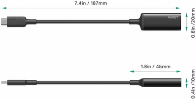 Адаптер AUKEY CB-A29 USB-C на HDMI (5902666663146)