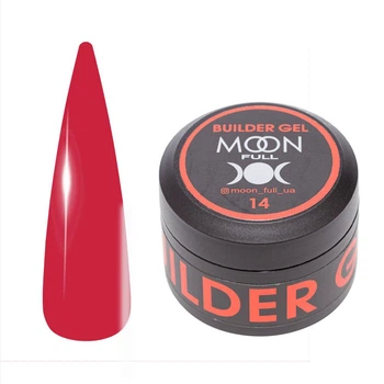 MOON FULL Builder Gel 30 мл, №14 Гель для наращивания и укрепления ногтей