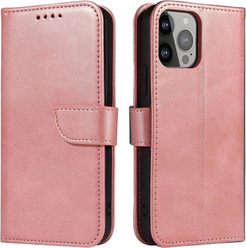 Etui z klapką Hurtel Magnet Case do Samsung Galaxy S24 Ultra z portfelem Pink (9145576284810)