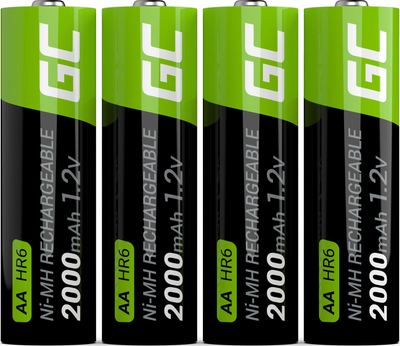 Akumulatory Green Cell AA HR6 2000 mAh 4 szt (5903317225829)