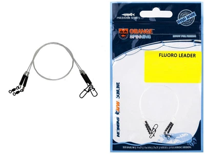 Повідець Ukrspin Orange SFS 30см 8кг(15lb)/0.4мм (2шт/уп) (1590-01-67)
