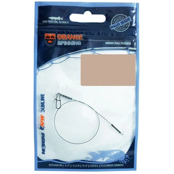 Повідець Ukrspin Orange Spin AFW 23см 9кг(20lb)/0.35мм (1590-03-30)
