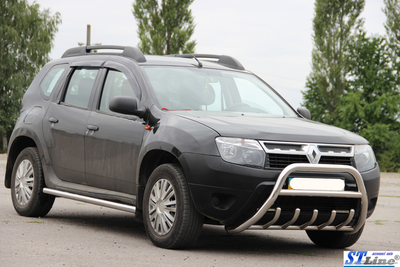 Боковые пороги подножки труба на Renault Duster 09- d60х1,6мм Рено Дастер ST5922