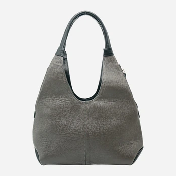 Сумка хобо женская из натуральной кожи большая ARTiS Bags 586 4617-4620 Серая (6501013912)
