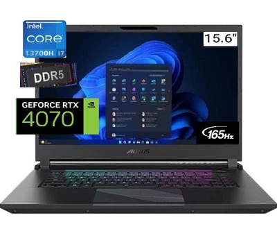 Ноутбук UltraGaming (2024) Gigabyte AORUS 15 BSF i7-13700H 14 ядер 3,70–5,00 ГГц /DDR5 16GB /SSD 1TB RTX4070 8GB 140W WQHD 165Hz