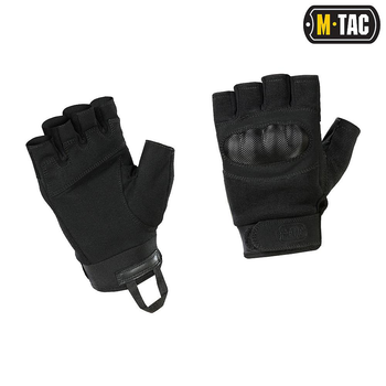 Перчатки беспалые M-Tac Assault Tactical Mk.3 S Black