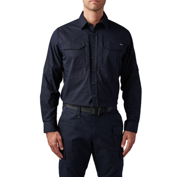 Сорочка тактична 5.11 Tactical ABR Pro Long Sleeve Shirt Dark Navy L (72543ABR-724)