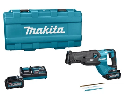 Акумуляторна шабельна пила Makita XGT 40 V MAX JR002GM201 у кейсі з 2 акб 36V 4Ah і з/п DC40RA (JR002GM201)