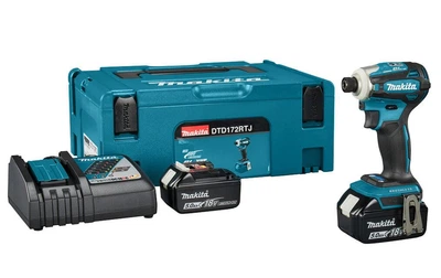 Аккумуляторный ударный винтоверт Makita DTD172RTJ в кейсе с 2 акб 18V 5Ah и з/у DC18RC (DTD172RTJ)