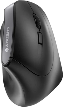 Беспроводная вертикальная мышь Cherry MW 4500 / 1200 DPI / 6 кнопок / Черная - Б/У