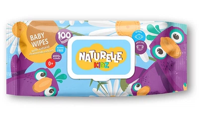 Влажные салфетки детские Naturelle kidz, ромашка, 100 шт