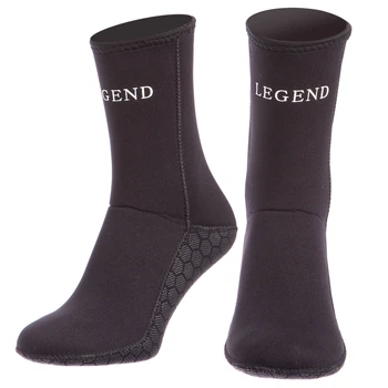 Носки для дайвинга LEGEND (3мм неопрен, размер 41-42, черный) (PL-6203_L_(41-42))