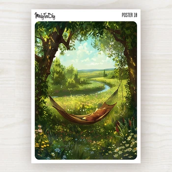 Стикерлист MriyTaDiy Poster 10, (10,5 см. х 14,8 см)