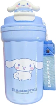 Чашка-термос з 3D-ляльками Cinnamoroll 480 мл з нержавіючої сталі, Блакитна (11238679)