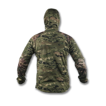 Кофта флісова з капюшоном Kiborg Jacket Grid Fleece Multicam XXL