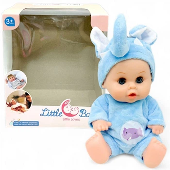 Пупс в костюмчике Little Baby 21 см слоник MIC (AD6606-1) (243848)