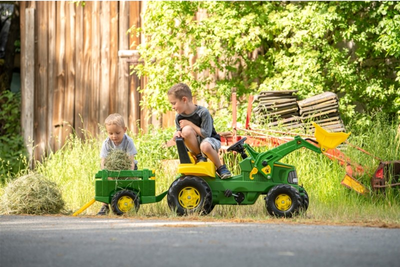 Картинг на педалях Berg Rolly Junior John Deere Зелений (4006485811496)