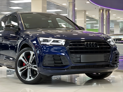 Бампер передній у зборі S-Line BLACK Audi Q5 2017-2020 1234 upgrade для Audi Q5 2017-2024 (8575)