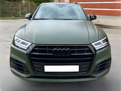 Бампер передній у зборі S-Line BLACK Audi Q5 2017-2020 1234 upgrade для Audi Q5 2017-2024 (8575)