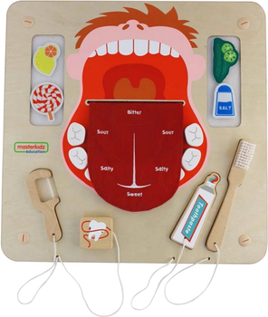 Tablica manipulacyjna Masterkidz Flex Montessori Higiena Jamy Ustnej (6955920010346)