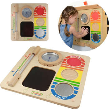 Tablica manipulacyjna Masterkidz Flex Montessori Nauka o temperaturze (6955920008565)