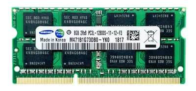 Оперативная память Samsung SODIMM DDR3L 8Gb 2Rx8 1600Mhz PC3L-12800S-11-12-F3 M471B1G73DB0-YK0