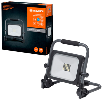 Прожектор LEDVANCE WORKLIGHT BATTERY 30W 3000Lm 6500K IP54 с аккумулятором (4058075831155)