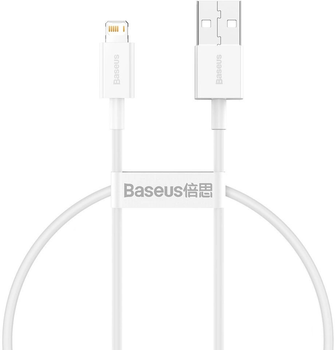 Кабель Baseus Superior Series Fast Charging Lightning 2.4A 0.25 м White (CALYS-02)