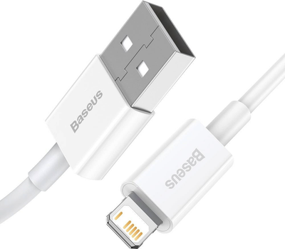 Кабель Baseus Superior Series Fast Charging Lightning 2.4A 0.25 м White (CALYS-02)