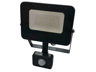 Прожектор LUXEL 50W 6500K LED ECO з датч.руху (LPES-50C)