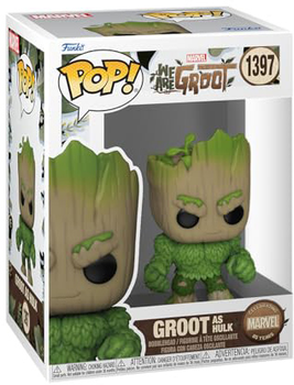 Ігрова фігурка Funko Pop Marvel We Are Groot - Грут як Халк 8.13 см (0889698813389)