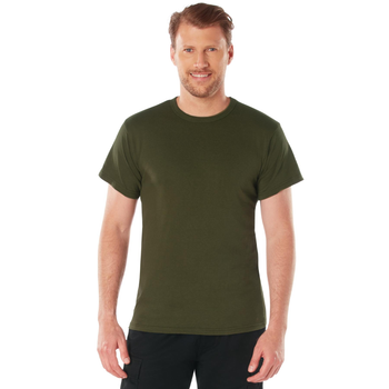 Футболка армейская тактическая ROTHCO USA оливковая Poly/Cotton Olive Drab 2XL