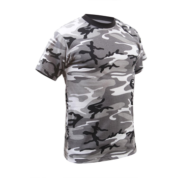 Футболка армейская тактическая ROTHCO USA городской камуфляж Rothco T-Shirts City Camo M