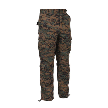 Штани Rothco тактичні десантні цифровий камуфляж Vintage Paratrooper Pants Woodland Digital Camo XL