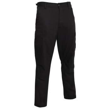 Тактичні штани Rothco Rip-Stop BDU Pant R/S Black рипстоп чорні L