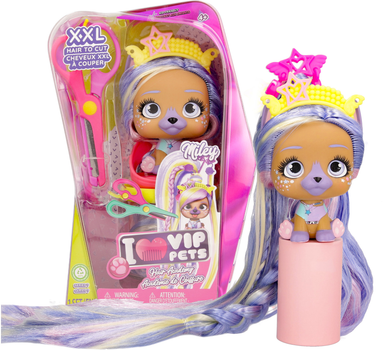 Lalka piesek IMC Toys Vip Pets Hair Academy Miley (8421134715301)