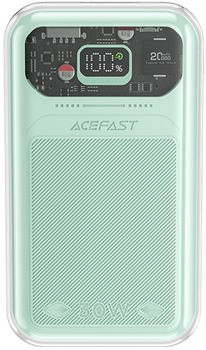 УМБ Acefast M2 20000mAh Sparkling Series fast charging 30W Green (6974316282051)