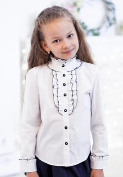 Школьная блузка Свит блуз мод. 5021 белая р.122 (991280483)